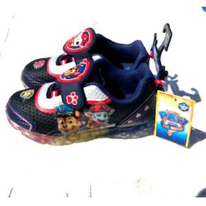 "I Light Up" Flashing Lites Baby Shoes . Size: 12 . Paw Patrol . Uni Sex . New